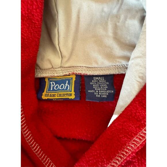 Vintage Winnie the Pooh : 100 Acre Collection - Just Pooh Fleece Hoodie - size S - Picture 8 of 11